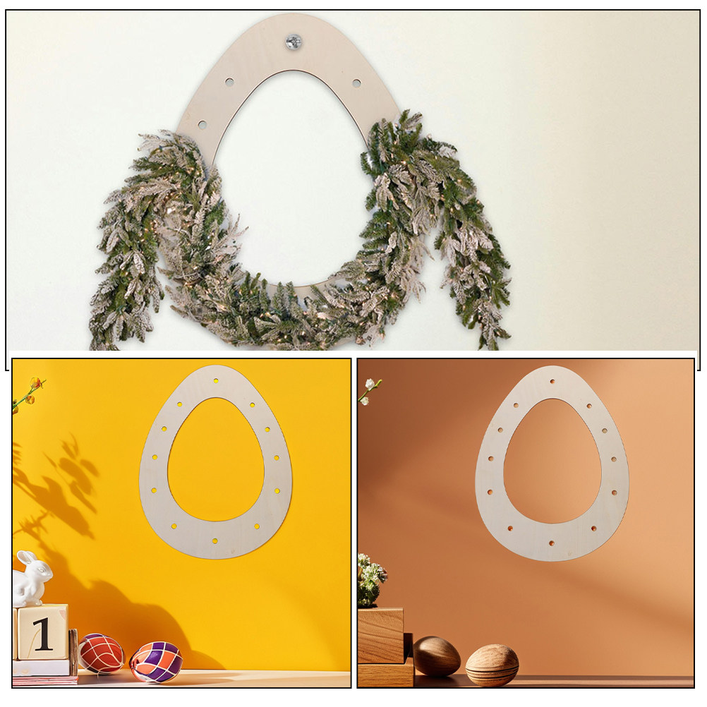 DIY Easter Wreath Frame Egg Sh - Wood Ring Blank review and price