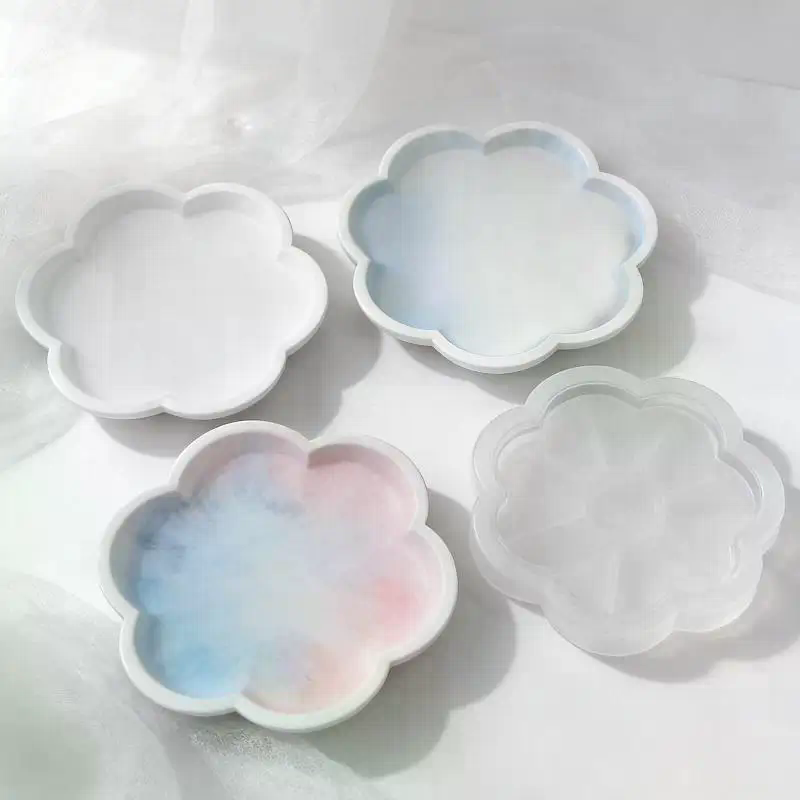 Flower/Round Shape Tray Silico - Resin Craft Ideas review and price